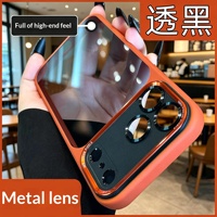 Coques de téléphone portable compatibles avec les objectifs 3-en-1 en acrylique pour 18 Pro Max, finition mate transparente, résistantes au jaunissement, antichoc