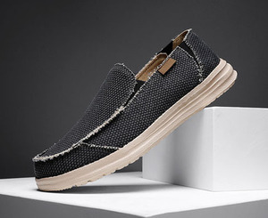 รองเท้าผ้าใบผู้ชาย 2026 รุ่นเท่ห์ น้ำหนักเบา สำหรับฤดูร้อน แบบสวม รองเท้าผ้าใบผู้ชาย รองเท้าแบน รองเท้าผ้าใบผู้ชายแฟชั่น - Product Image 2