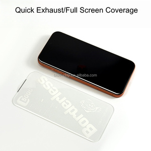 Protection d'écran en verre trempé ESD transparent intégral 0,55 mm avec bord incurvé 500C sans cadre pour <span class=keywords><strong>iPhone</strong></span> 17 <span class=keywords><strong>Pro</strong></span> <span class=keywords><strong>Max</strong></span> 16 15 (Lot de 10 + 1) - Product Image 6