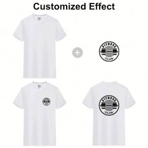 LC3320 Men's Custom Logo Printed Sports T-Shirt Casual Vintage Style Short Sleeve O-Neck Geometric 3D Silk Soft Feel Gym Use Run - Product Image 2