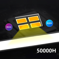 KEBOSIED deux couleurs voiture générale longue barre lumineuse LED avant et arrière pare-brise flash feux d'avertissement lumière de toit