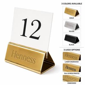 <span class=keywords><strong>Porte</strong></span>-numéro de <span class=keywords><strong>table</strong></span> personnalisé pour hôtel et restaurant, <span class=keywords><strong>porte</strong></span>-<span class=keywords><strong>menu</strong></span>, clips nominatifs, support de carte de <span class=keywords><strong>table</strong></span> de luxe en métal doré pour <span class=keywords><strong>mariage</strong></span> et fête - Product Image 1