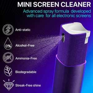 2 in 1 Touch Tool <b>Spray</b> Custom Logo Microfiber Cloth Phone Screen Cleaner Mobile Cleaning Promotional Gift - Product Image 6