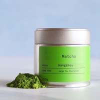Boîte de 30g de poudre de matcha premium en format mini-essai, support OEM, étiquette privée, emballage personnalisé