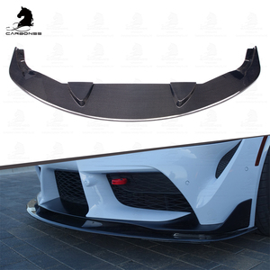 Artisan Type Car Bodykit Répartiteur de lèvre de pare-chocs avant en fibre de carbone pour Supra A90 A91 MK5 2019 + - Product Image 1