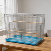 Cage d'élevage pour perroquets, cage d'élevage galvanisée, cage d'élevage robuste assemblée, vente en gros