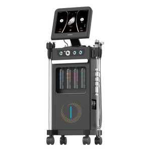 เครื่อง Hydra 14 in 1 สำหรับทำสปาผิวหน้า กำลังขาย พร้อมอุปกรณ์ไมโครคริสตัลเดอร์มาเบรชั่น และน้ำยา Aqua Peel สำหรับดูแลผิวสวย - Product Image 6