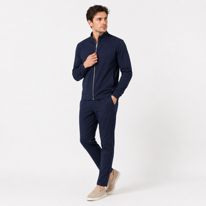 Survêtement technique streetwear <span class=keywords><strong>haut</strong></span> <span class=keywords><strong>de</strong></span> <span class=keywords><strong>gamme</strong></span> 2026 pour hommes – Vente en gros, qualité supérieure, logo personnalisé, séchage rapide, nylon et élasthanne, coupe ajustée - Product Image 2