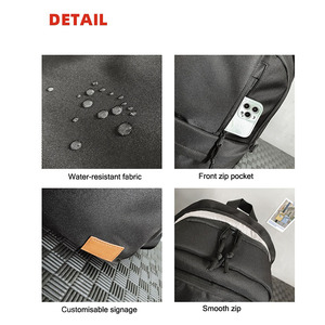 Sac à dos décontracté pour étudiants avec logo personnalisé et multiples poches - Product Image 4