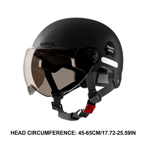 Casco de motocicleta/<span class=keywords><strong>Bicicleta</strong></span> Infantil ABS de media cara nuevo al por mayor con certificación DOT y ajustador - Product Image 4