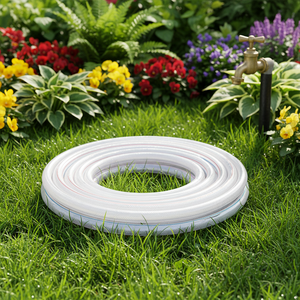 3/4 inç Örgülü Yüksek Basınçlı Dayanıklı Esnek 50 Metre PVC Bahçe Hortumu Polyester Elyaf Takviyeli Sulama Hortumu - Product Image 1
