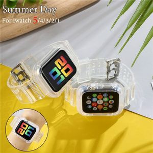 Nuevo diseño de 38mm 42mm reloj de cristal correa de banda con resistente parachoques caso Compatible para <span class=keywords><strong>Apple</strong></span> <span class=keywords><strong>Watch</strong></span> SE/6/5 - Product Image 6