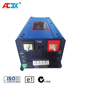 Convertisseur de fréquence <span class=keywords><strong>ADDX</strong></span> à onde sinusoïdale pure 3/5/6KW 12V/24V/48V DC vers AC pour voiture avec garantie d'un an - Product Image 2