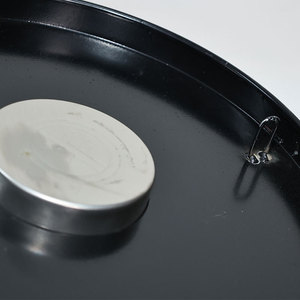 Outdoor Round Stainless Steel Waste <b>Bin</b> 35x80 With <b>Lid</b> For Park Street Use - Product Image 2