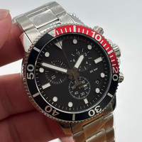 Montres de plongée sportives à la mode pour hommes Star Exploratory, quartz, boîtier en acier inoxydable, verre saphir, résistantes à l'eau jusqu'à 10 m
