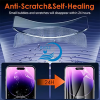 Film de protection d'écran en hydrogel super flexible auto-réparant à 4 couches pour téléphones mobiles (droit et incurvé) - Fournisseur de fabrication