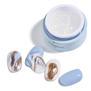 Không dính DIY 3D hiệu ứng rõ ràng mô hình Gel Nail Polish 15 gam Jelly không lau ma thuật gương bột mô hình Nail Gel Nail Art - Product Image 6