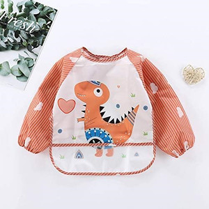 <span class=keywords><strong>Babero</strong></span> Reversible Impermeable de Poliéster con Diseño de Dibujos Animados para Bebés y Niños, Fabricado en Fábrica para Comer y Dibujar sin Necesidad de Lavado - Product Image 3