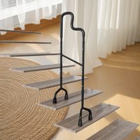 Déambulateur léger en acier pour escaliers, réglable en hauteur, aide à la marche pour personnes âgées, cadre de rééducation à domicile pour monter et descendre les escaliers
