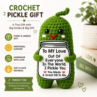 Patrones de Crochet Personalizados, Pepino Tejido a Crochet, Edredón de Pepino para Aniversario, Día de San Valentín
