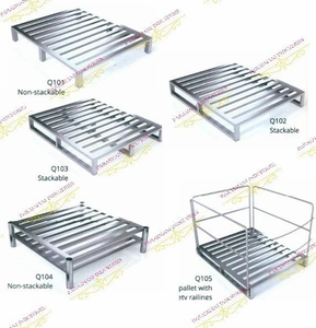 Direct Sale Heavy Duty Platform Cart with Fences with 4 Castor Wheels with Brake for Warehouse Cargo Storage Handling - Product Image 3
