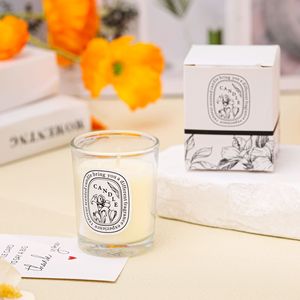 Nouvelle Bougie Parfumée en Verre Transparent, Cire Végétale Sans Fumée, Cadeau de Festival, Souvenir - Product Image 4