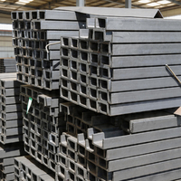 Profilés en acier au carbone laminés à chaud ASTM A36, poutres en C, sections en U A572 A992, 3 pouces, 4 pouces