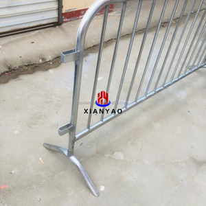 Abbiamo magazzino in USA rimovibile in acciaio per la sicurezza stradale barricata temporanea recinzione concerto per il controllo della folla pedonale barriera - Product Image 3