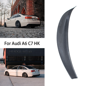 For A6 C7 Sedan Style Carbon Fiber <b>Rear</b> <b>Spoiler</b> Trunk Wing 2012-2015 - Product Image 1