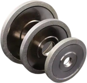 Muela abrasiva CBN galvanizada personalizada 9/39.5, rueda abrasiva, corte de diamante para cuchillas de patín, máquina afiladora de patines - Product Image 6