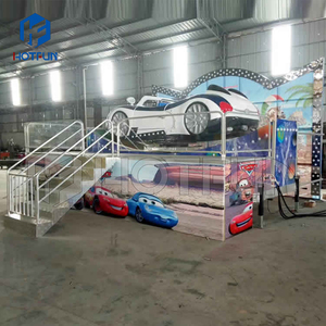 HOTFUN HFFC18 Chinese Factory Cheap Hot Design Operated High Price Popular Outstanding Flying Car <b>Trailer</b> Ride Sale CE Outdoor - Product Image 2