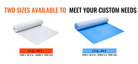 JIASHIKE Tapis de protection temporaire auto-adhésif en feutre plastique industriel imperméable bleu foncé pour peintre, idéal pour salon