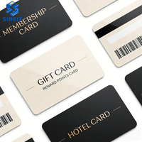 Muestras Gratis Disponibles, Tarjeta de Regalo de PVC Duradera de Alta Calidad con Banda Magnética y RFID, Personalizable para Eventos Empresariales