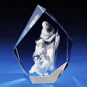 HDw Nhà Máy Bán Buôn Chất Lượng Cao K9 Pha Lê Cube Tùy Chỉnh 3D Tinh Thể Tia Laser Kính Khung Ảnh Cube - Product Image 6