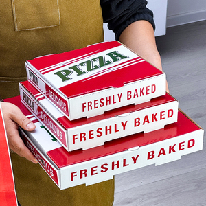 Scatole per Pizza e Sushi Personalizzate in Cartone Ondulato Ecologico Biodegradabile con Chiusura Magnetica e Logo Personalizzato - Product Image 6