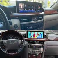 Actualización de Navegación GPS CarPlay con Android 13 de 12.3 pulgadas, Reproductor Multimedia para Auto, para Lexus LX570 2008-2015, Actualización al 2022