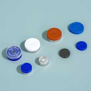 कस्टम लोगो 13 मिमी 20 मिमी pp पेप्टाइड शीशी टोपी लाल फ्लिप शीशी ढक्कन बोतल - Product Image 6