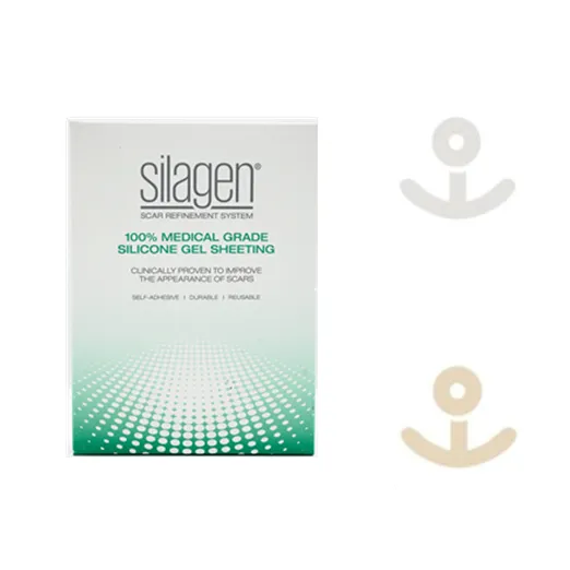 Nhãn hiệu riêng silagen Silicone gel Strips cho phẫu thuật thẩm mỹ quầng vú Neo và lollypop hình dạng tùy chỉnh Silicone Sheets