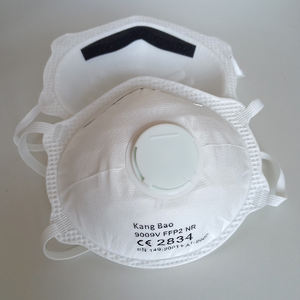 หน้ากากกันฝุ่นสีเหลือง FFP2แบบครึ่งหน้าพร้อมการป้องกัน PM2.5แบบอุตสาหกรรม - Product Image 5