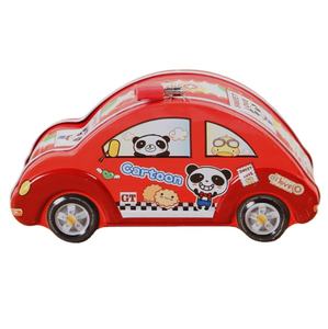 Portamonete in metallo per bambini di alta qualità a forma di auto salvadanaio con serratura e chiavi - Product Image 6