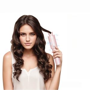 <span class=keywords><strong>Fer</strong></span> à friser automatique sans fil avec conception anti-brûlure et sûr à utiliser, adapté aux débutants - Product Image 5