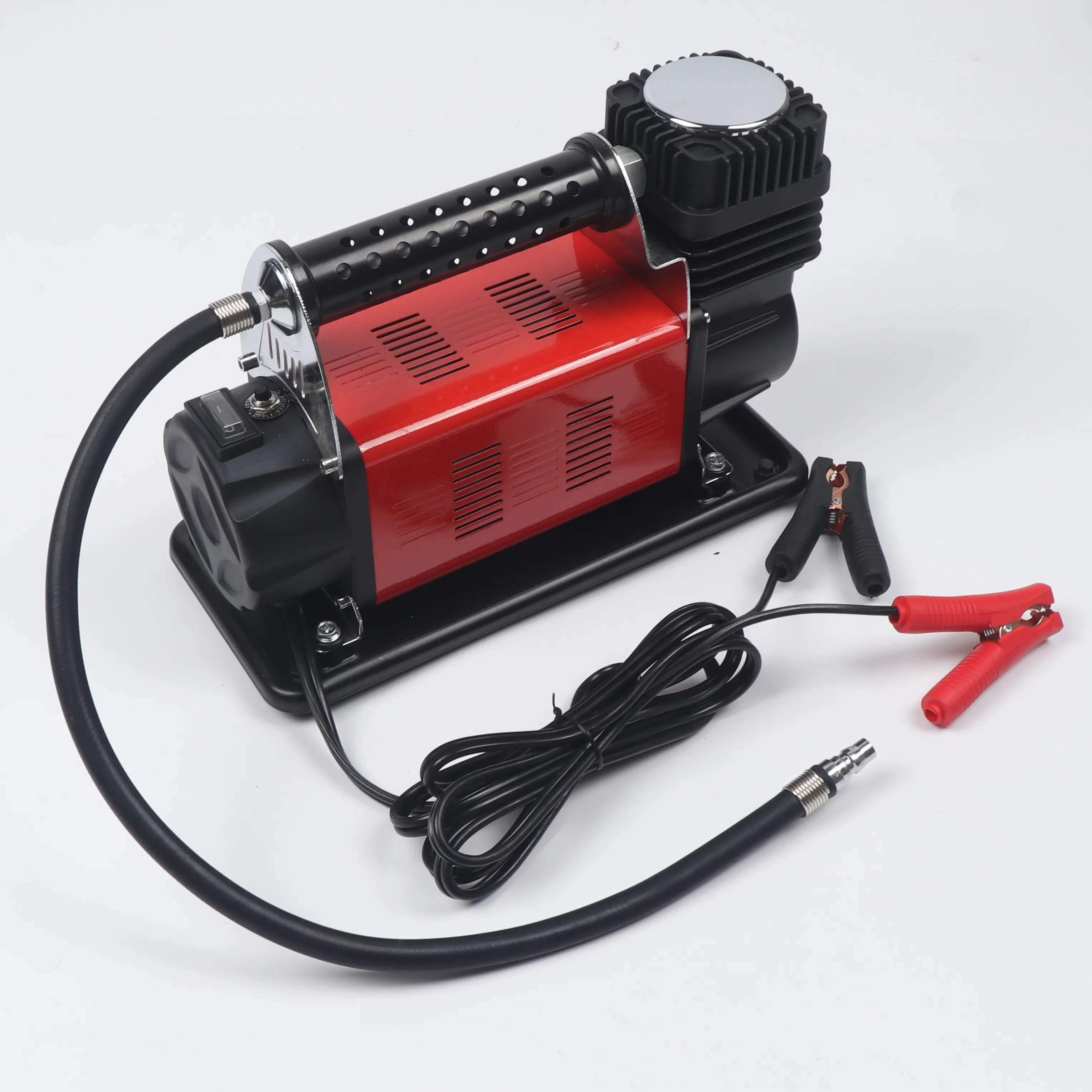 Pompa di aria per auto e portatile grande elettrico ad alta pressione senza fili pompa di bicicletta con manometro auto pompa di aria