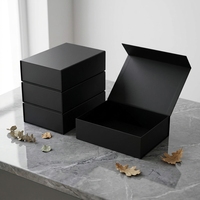 Boîte cadeau rigide pliable magnétique avec logo personnalisé, en carton et éponge, matériaux recyclés pour emballage de parfums et bougies, OEM/ODM disponible