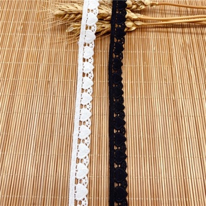 Pizzo di seta di latte codice a barre singolo lato amore quattro foglie fiori possono indossare tessitura accessori di abbigliamento per bambini pizzo ricamato pizzo - Product Image 3