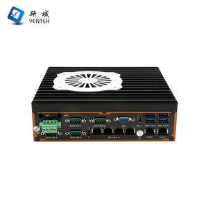 Nhúng PC Intel i3 i5 i7 DDR4 SSD NVMe 4 RS232 485 DB9 COM có thể 6 LAN 4 PoE wifi 5 gam Linux Din Rail Fan công nghiệp Máy tính để bàn PC - Product Image 4