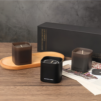 Coffrets Cadeaux de Bougies Parfumées en Verre 3 Types – Bougies en Cire de Soja pour Célébrations, Dates Spéciales et Décorations d'Intérieur