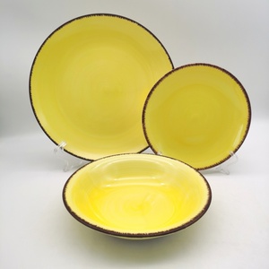 <span class=keywords><strong>Vajilla</strong></span> al por Mayor, 18 Piezas/12 Piezas, <span class=keywords><strong>Vajilla</strong></span> de Porcelana <span class=keywords><strong>Roja</strong></span>, Plato Blanco, Juego de <span class=keywords><strong>Vajilla</strong></span> con Girasoles Naranjas - Product Image 5