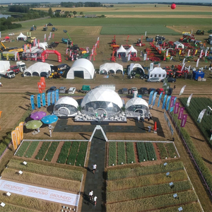 Dôme géodésique KENTEN, grand et durable, pour événements, 20 m, 25 m, 30 m de diamètre, tentes en métal pour fêtes, mariages, événements, 500 personnes - Product Image 3