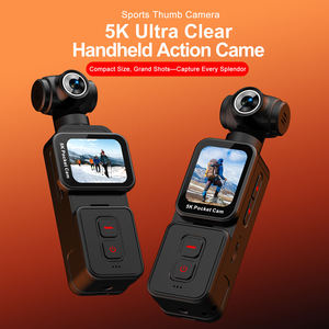 Cámara de Acción Portátil K28 5K Ultra con Estabilización de Imagen 270 °   Cámaras Deportivas de Bolsillo con Lente Giratoria y Reconocimiento Facial de 1000 mAh - Product Image 5