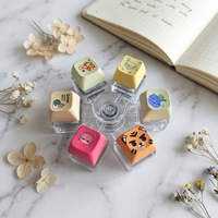 Custom Fidget Spinner Keychain Sublimation Printing Make Your Own Design for Promotion Wholesale Creative Gift Stress Release